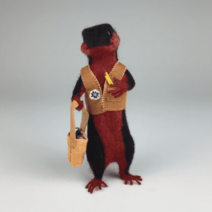 Felted Red-Bellied Newt