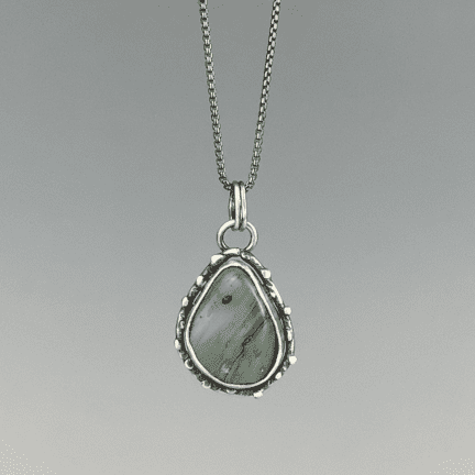 Iron Furnace Slag Necklace