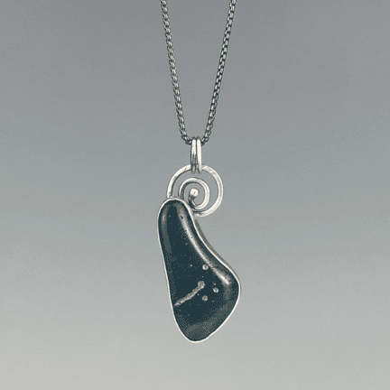 Iron Furnace Slag Necklace