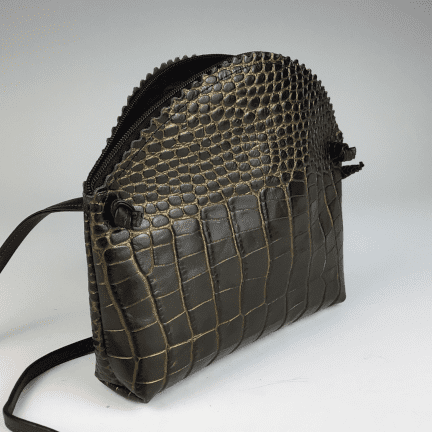 Alternative view of Faux Crocodile Leather Shoulder Bag
