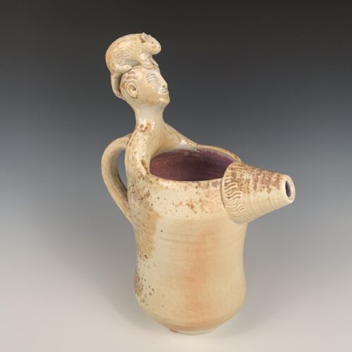 Pouring Vessel with Beaver