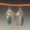 Amazonite and Sterling Earrings