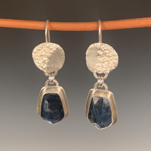 Moss Kyanite Earrings