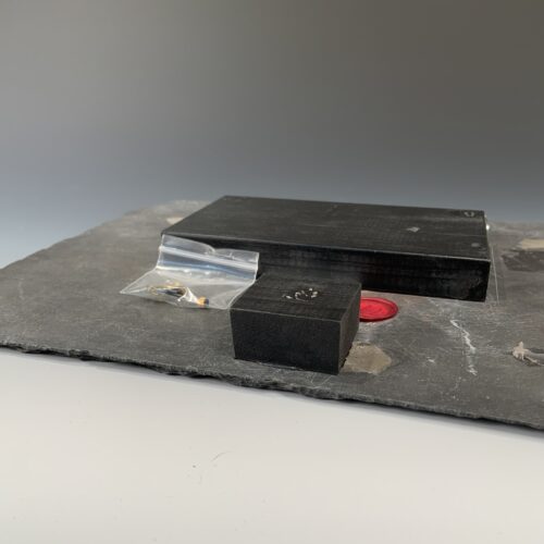 Alternative view of Spotted Cow on Slate