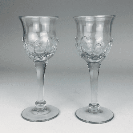 Pair of Glass Goblets