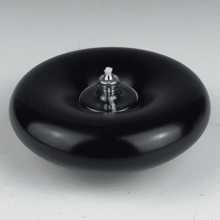Alternative view of Oil Lamp - Ebonized Maple