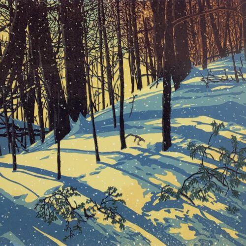 "Sunshine Snowfall" Serigraph Print