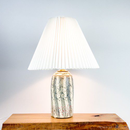 Winter Birches Lamp