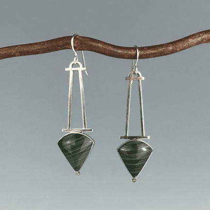 Green Mountain Jasper Earrings