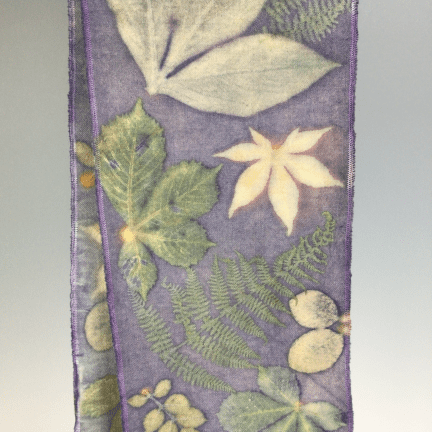 Alternative view of Botanical Wool Scarf