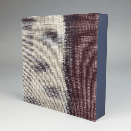 Alternative view of "Birch" Fiber Wall Art