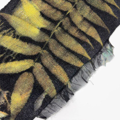 Alternative view of Felted Wool Botanical Print Scarf