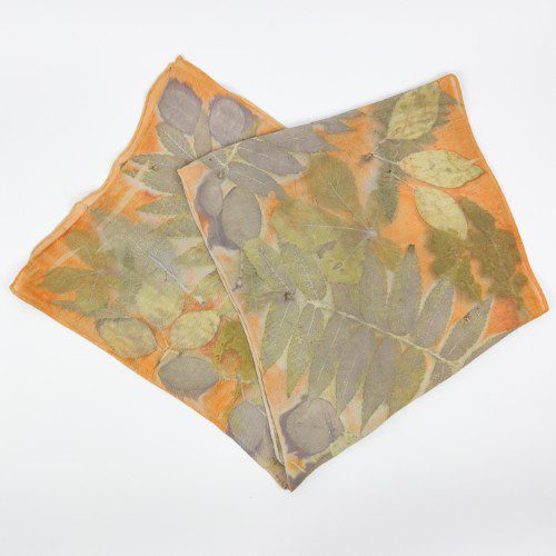 Alternative view of Botanical Printed Silk Scarf