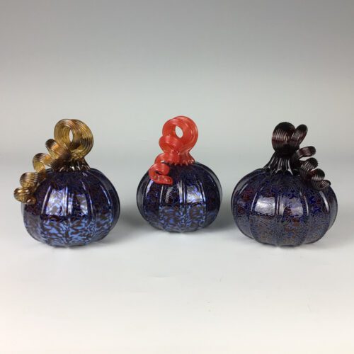 "Psychedelic" Glass Pumpkin