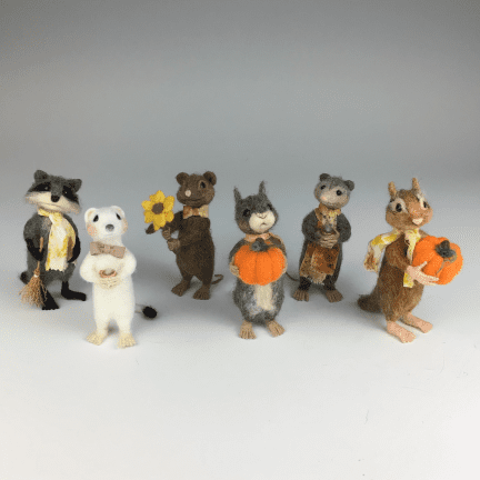 Autumnal Woodland Friends