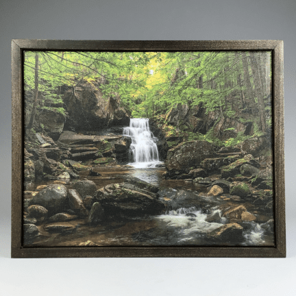 "Coldbrook Falls; Whispering Echoes" Framed Photograph