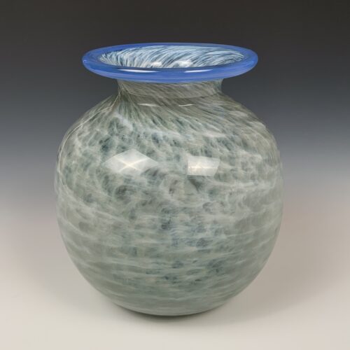 Cloudy Sky Glass Vase