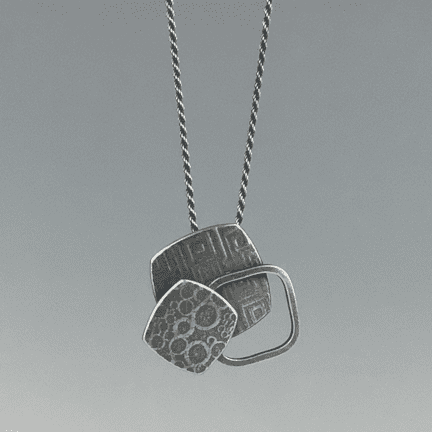 Alternative view of Textured Pendant