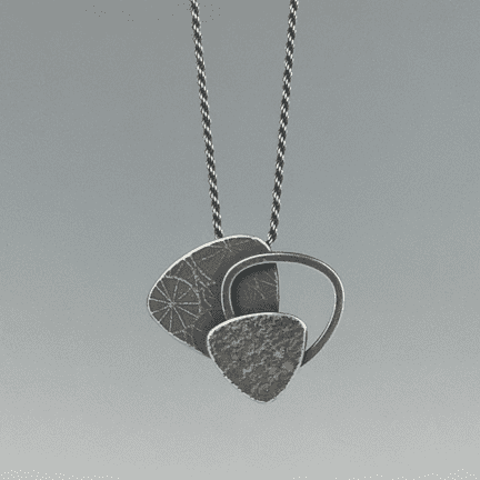 Alternative view of Textured Pendant