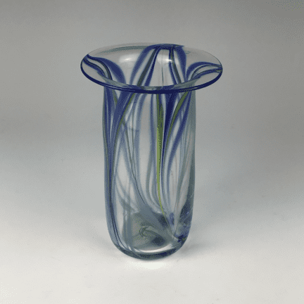 "Iris" Glass Vase