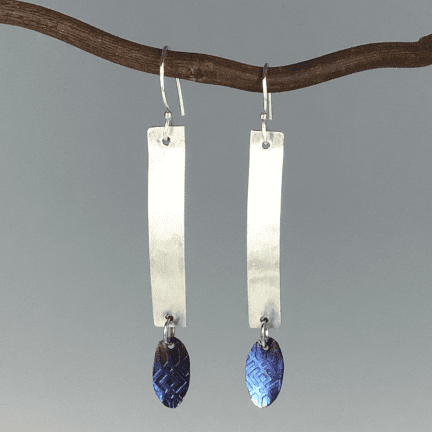 "Water Droplets" Titanium Earrings