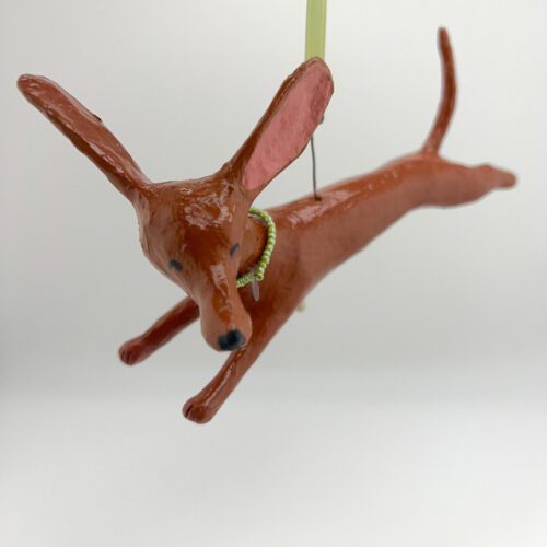 Alternative view of Flying Dachshund