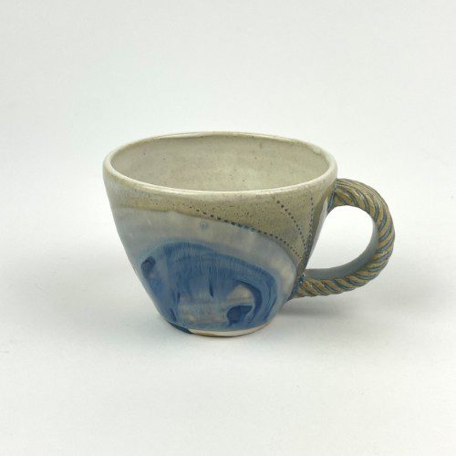 Alternative view of Wood-fired Stoneware Espresso Mug