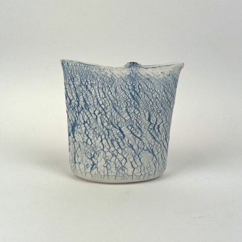 Wheel Thrown Altered Crackle Vase
