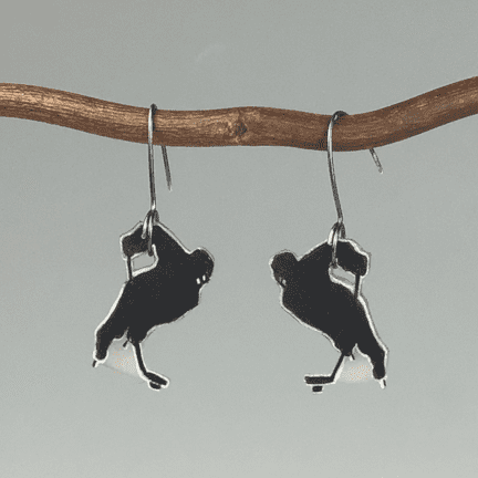 Hockey Earrings