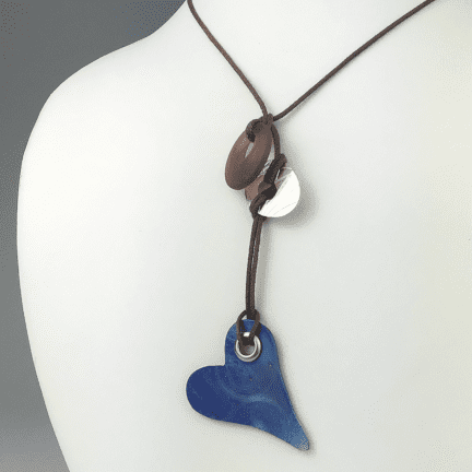 Alternative view of Titanium Heart Necklace