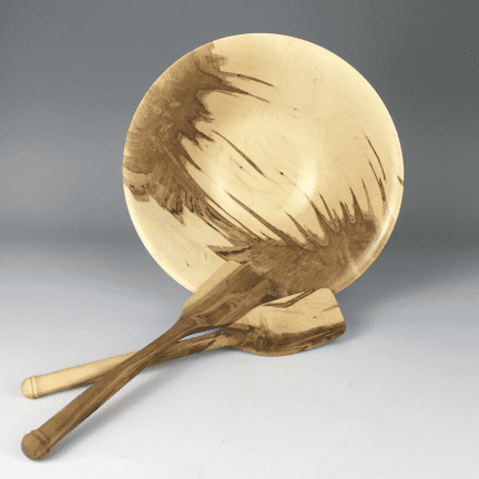 Salad Bowl with Utensils