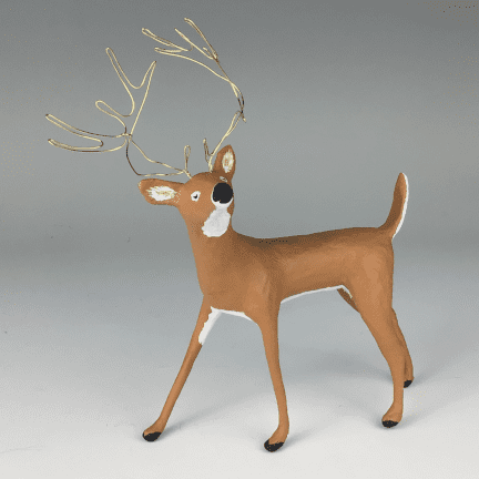 Paper Mache Deer