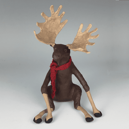 Paper Mache Moose