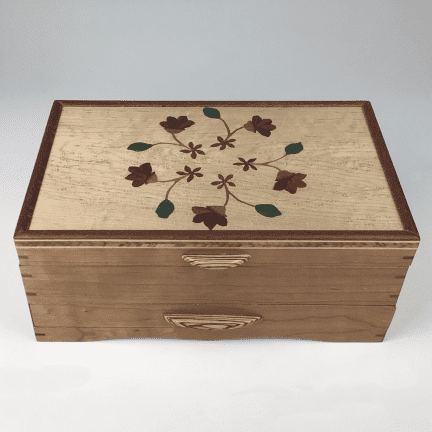 Cherry Quilt Jewelry Box