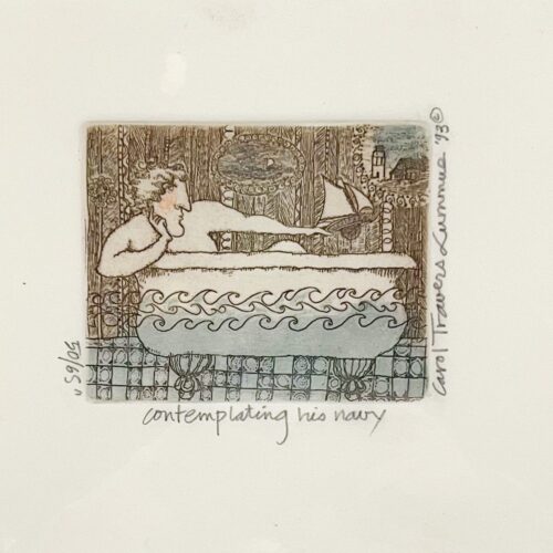 Contemplating His Navy