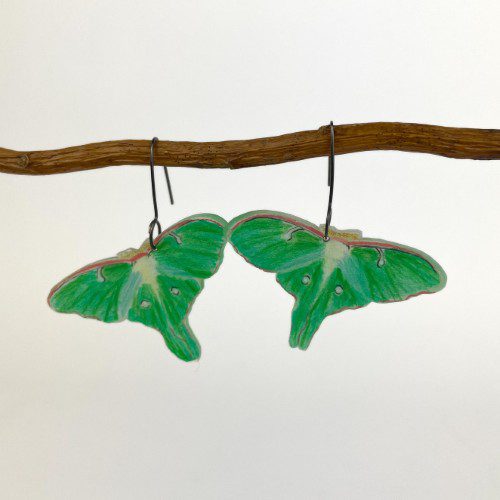 Luna Moth Earrings