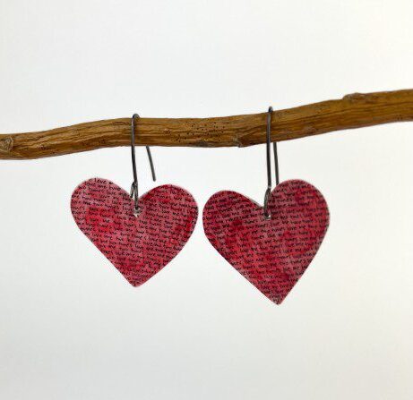 Love Me Two Times Heart Earrings