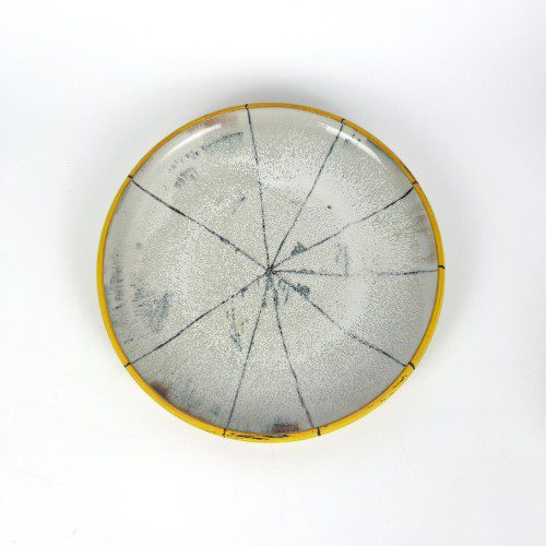 Alternative view of Yellow Bowl with Lines