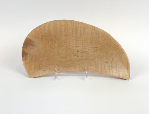 Tiger Maple Sculpted Tray