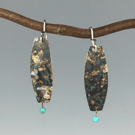 Multi-Brass & Copper Earrings
