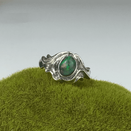 Green Opal Ring
