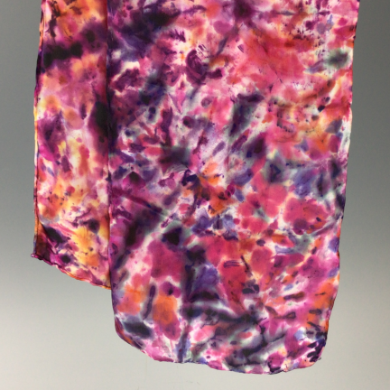 Alternative view of Hand-Painted Silk Scarf