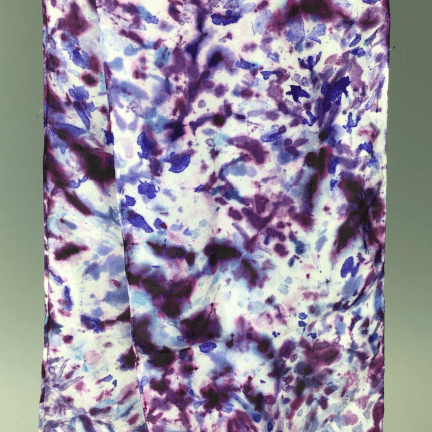 Hand-Painted Silk Scarf