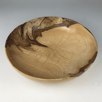 Alternative view of Spalted Maple Bowl