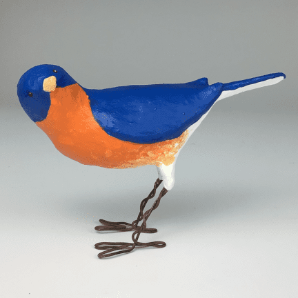 Paper Mache Bluebird