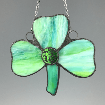 Stained Glass Shamrock