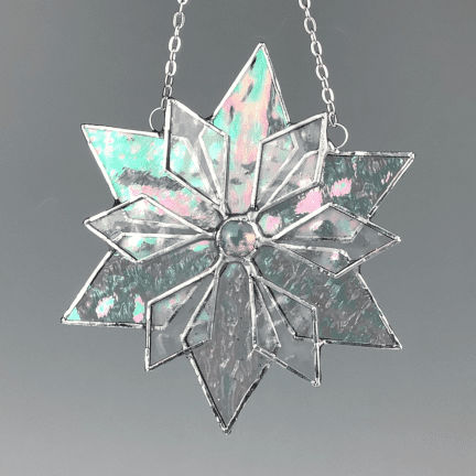Stained Glass Snowflake