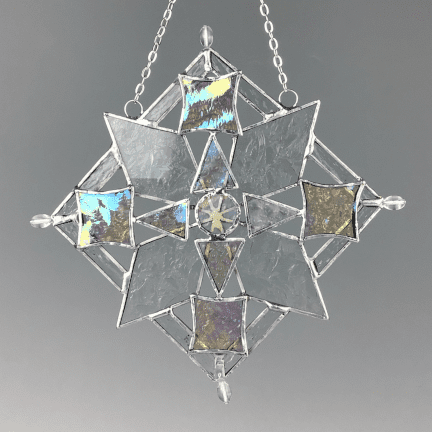 Stained Glass Snowflake