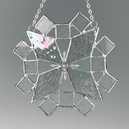 Stained Glass Snowflake