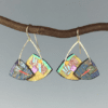 Paper Collage Earrings